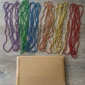 Colorful Beaded Party Necklaces Set